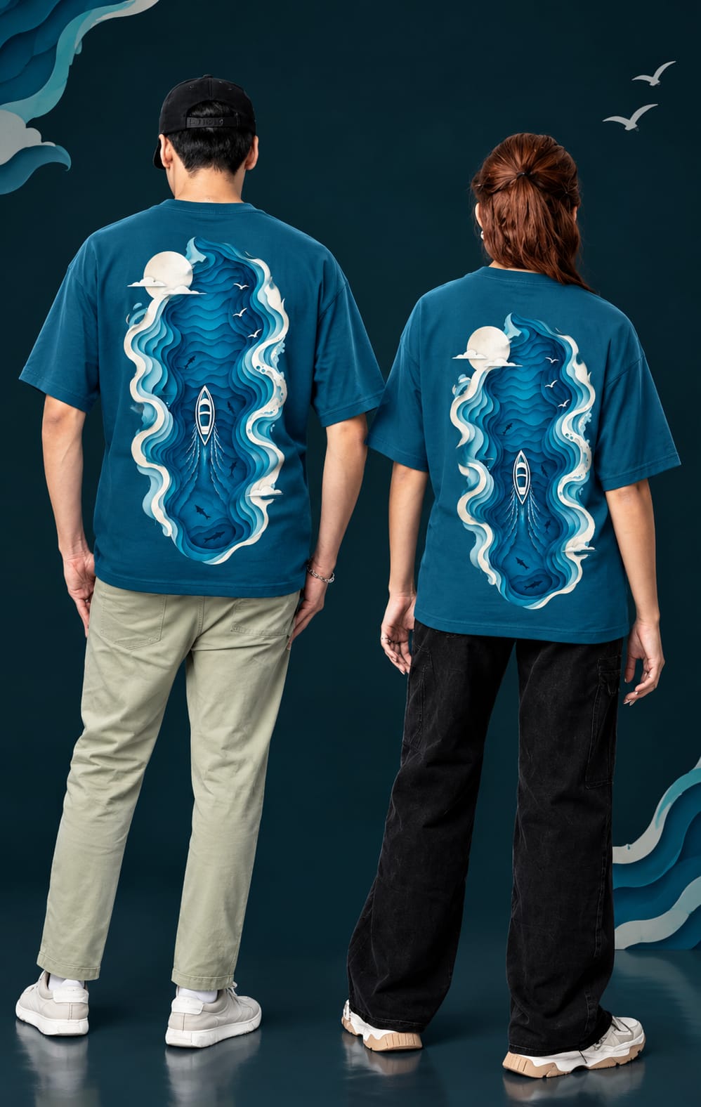 Ocean Drift Unisex Oversized T-Shirt