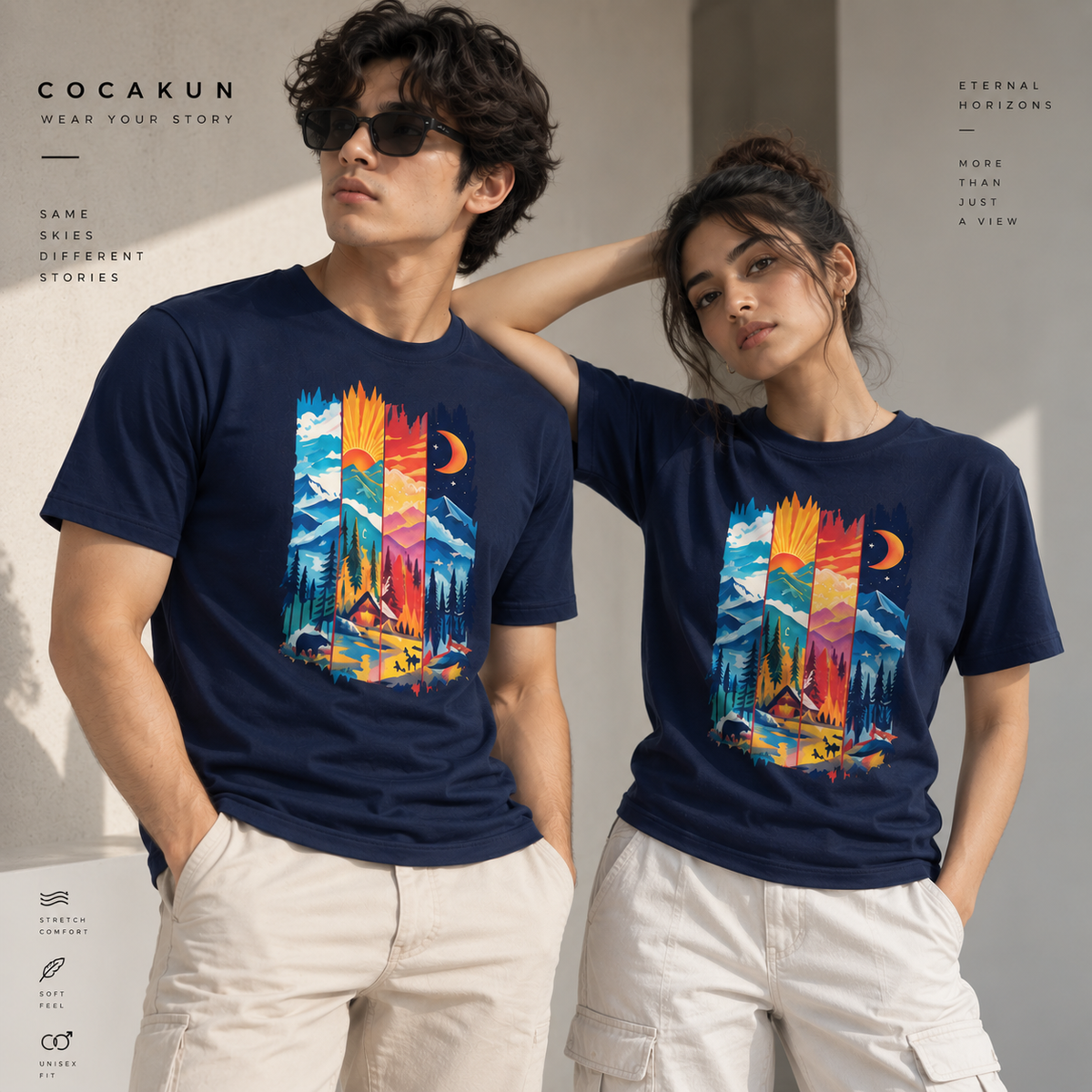 Eternal Horizons Unisex Stretch T-Shirt
