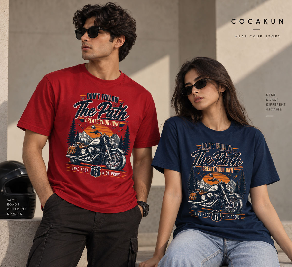 Cocakun Roadbound Rider Unisex T-Shirt
