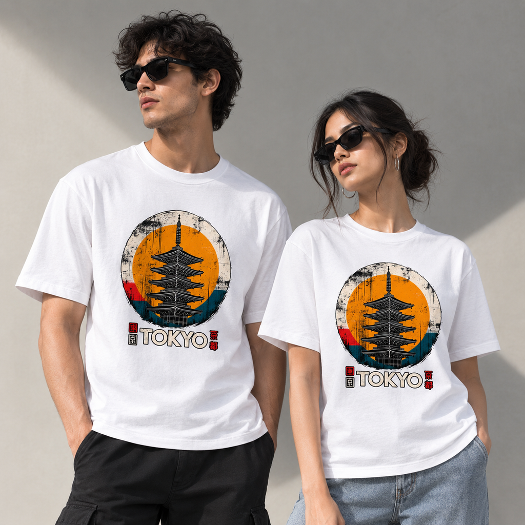 Tokyo Rising -Unisex Stretch T-shirt