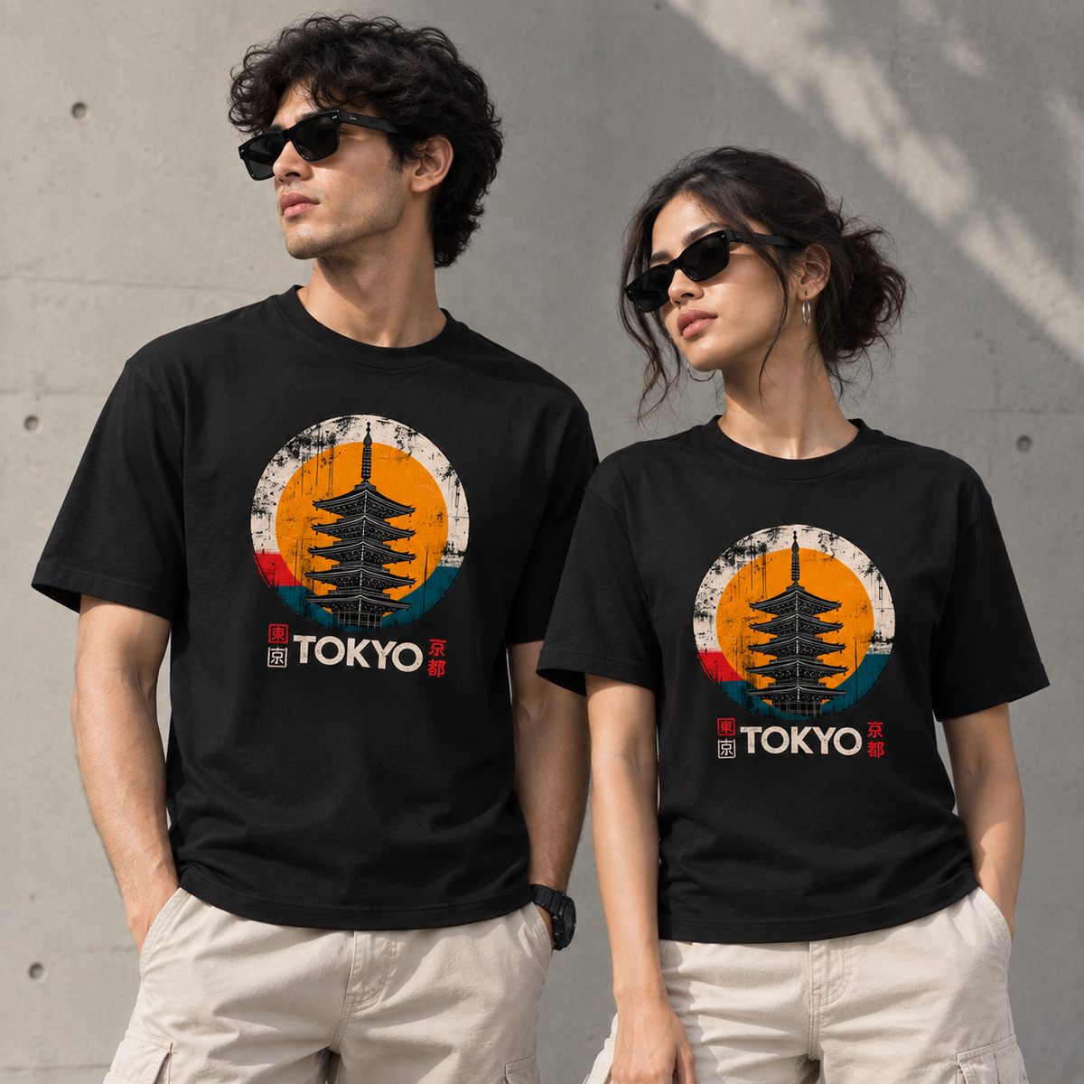 Tokyo Rising -Unisex Stretch T-shirt